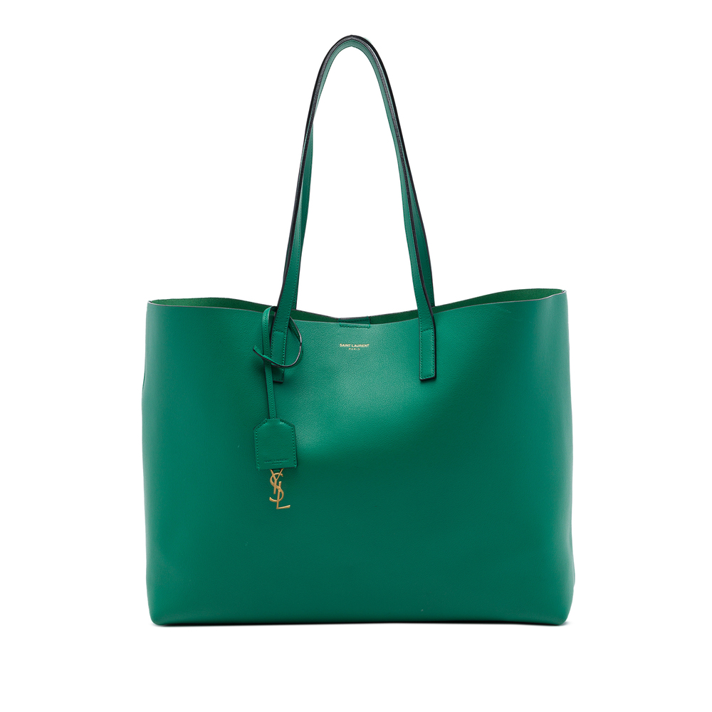 Pre-Loved Saint Laurent Large Leather East West Shopping Tote